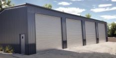 Metal_Garage Kits_Premium_Steel_Garages_Buildings_25_40x60x14-commercial-garage-4-bay-233
